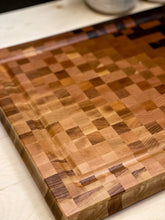 Pixelated Ombre End Grain Cutting Board #1 (21 x 13.5 x 1.5)