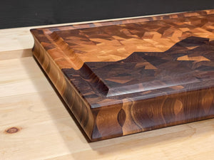 Heirloom Edition - Rocky Mountain End Grain Cutting Board (21.75" x 13.5" x 1.75")