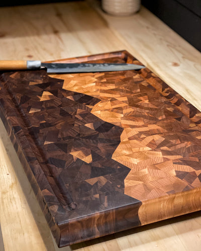 Heirloom Edition - Rocky Mountain End Grain Cutting Board (21.75