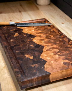 Heirloom Edition - Rocky Mountain End Grain Cutting Board (21.75" x 13.5" x 1.75")