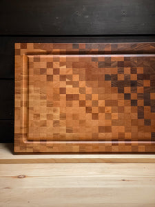 Pixelated Ombre End Grain Cutting Board (21 x 13.5 x 1.5)