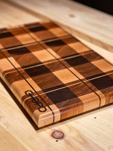 Small Plaid End Grain Prep Board (14" x 8.5" x 1")