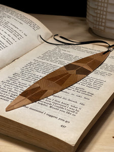 Wooden "Feather" Bookmark - Variant 3