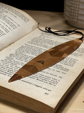 Wooden "Feather" Bookmark - Variant 4