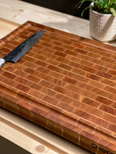 Heirloom Edition - Cherry Brick Wall End Grain Cutting Board (22" x 15" x 1.75")