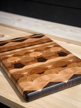 Kaleidoscopic End Grain Prep Board (14" x 9.5" x 1")