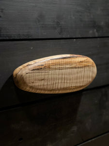 Highly Figured Spalted Maple Magnetic Knife Pebble - 4 Knives (A)